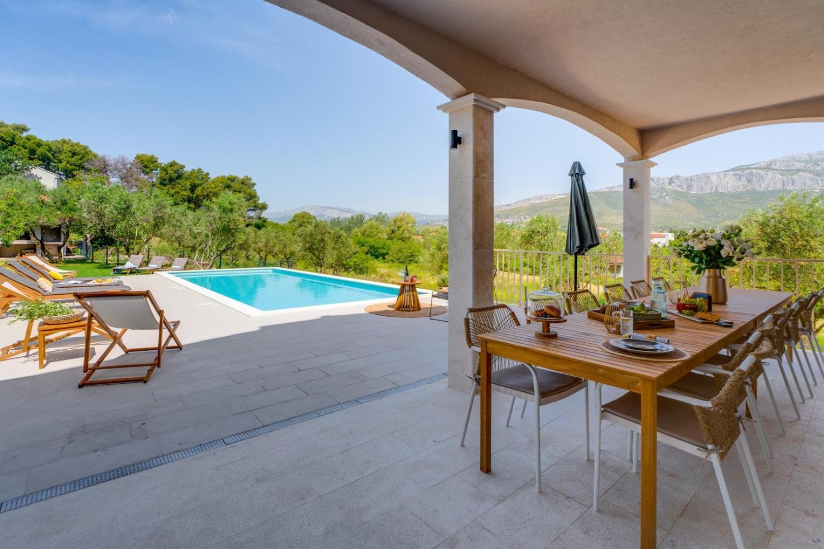 New! Villa Mamma Mia, A 6-Bedroom Property With 40Sqm Pool Podstrana Exteriör bild