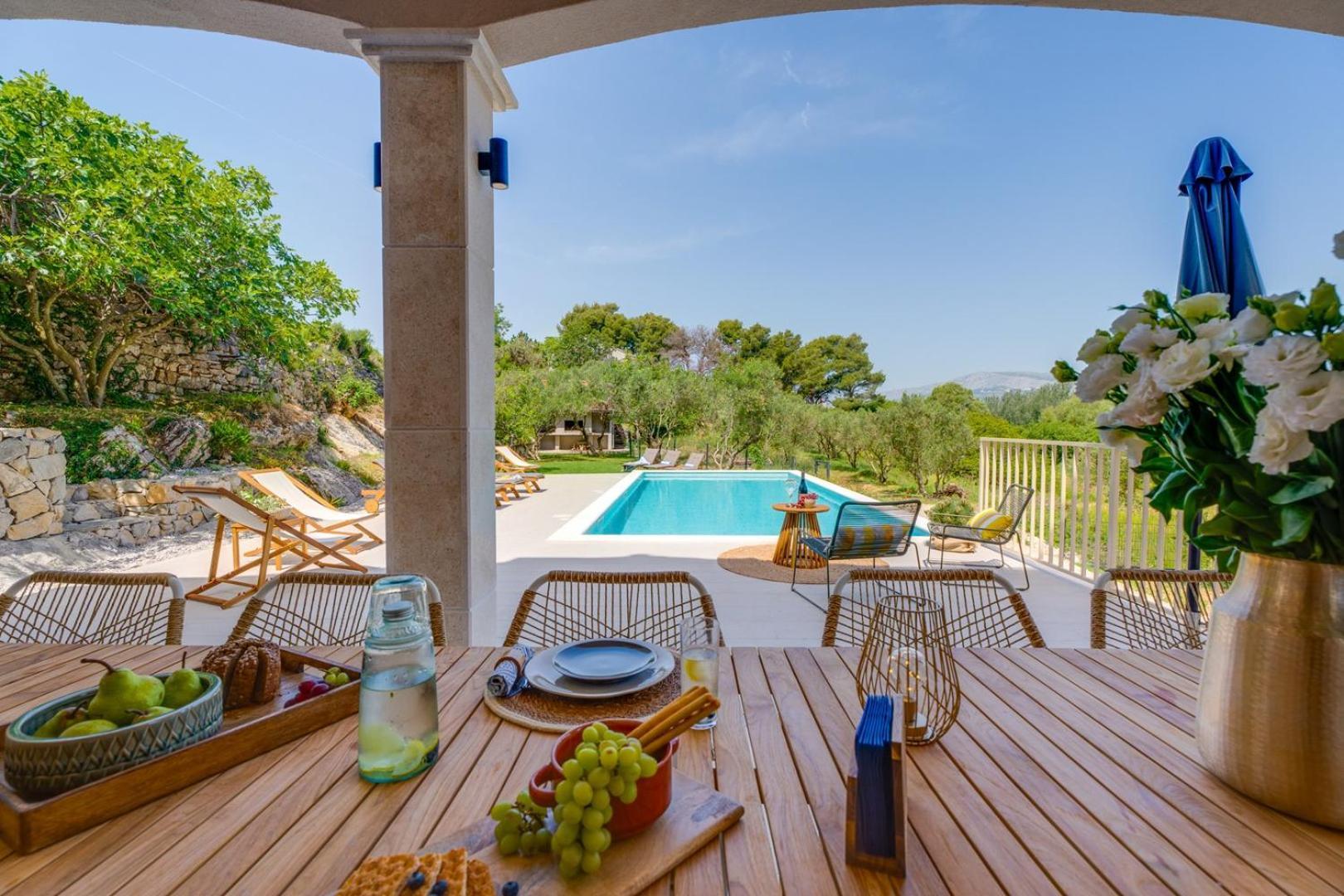 New! Villa Mamma Mia, A 6-Bedroom Property With 40Sqm Pool Podstrana Exteriör bild